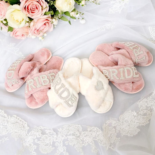Bride & Bride Tribe Slippers