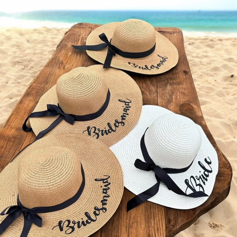 Bride Bridesmaid Floppy Sun Hat